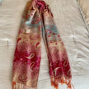 Colorful Paisley Scarf/Wrap